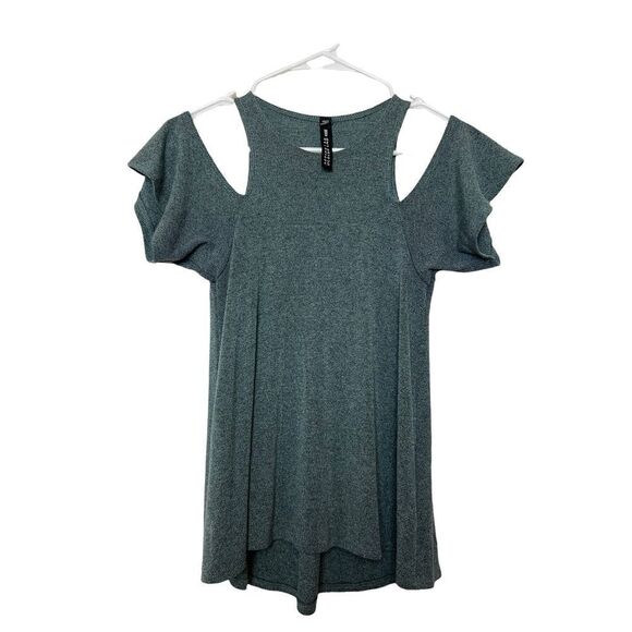 Design Lab Lord & Taylor Cold Shoulder Top Extra Small - Picture 1 of 4